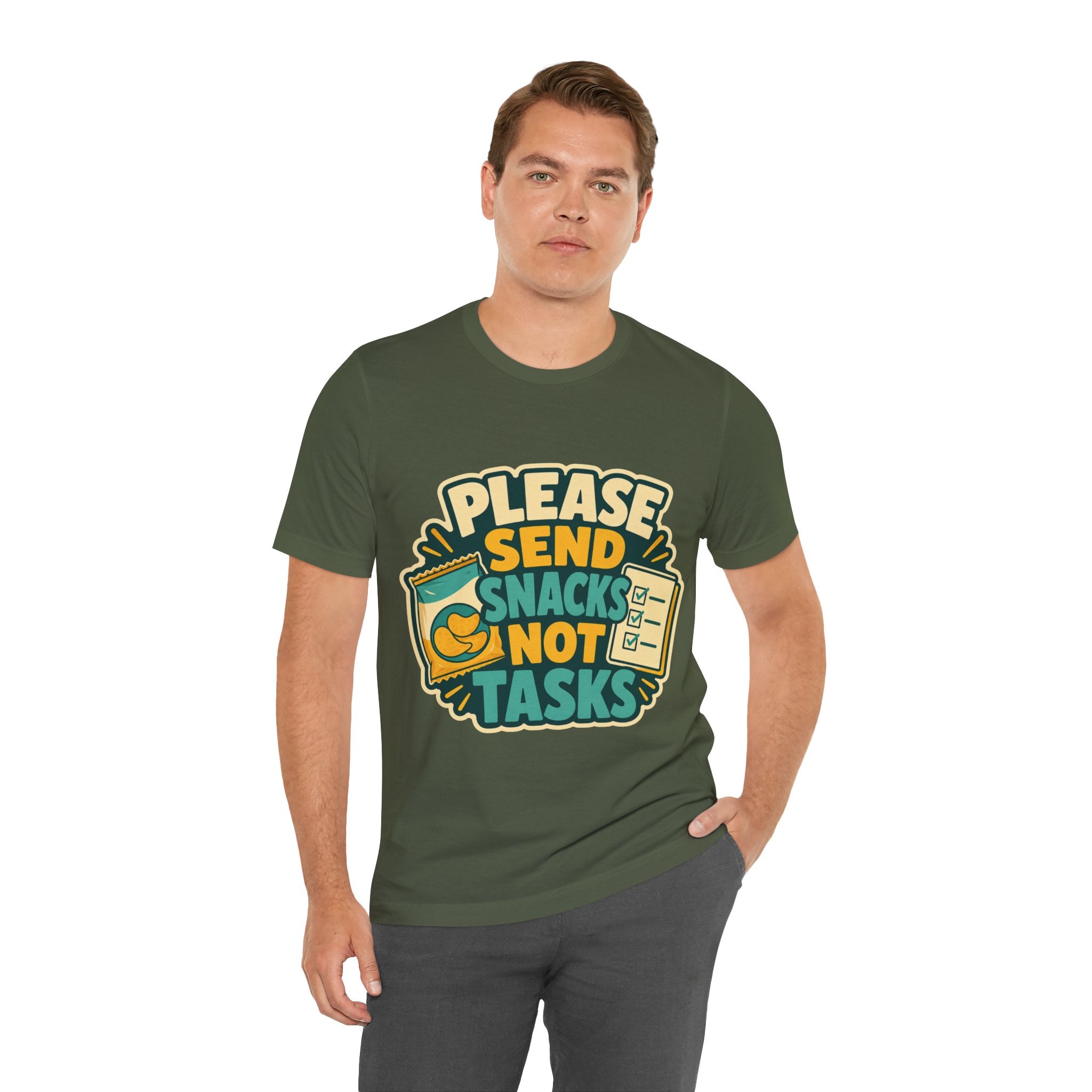 Please Send Snacks Not Tasks Unisex T-Shirt