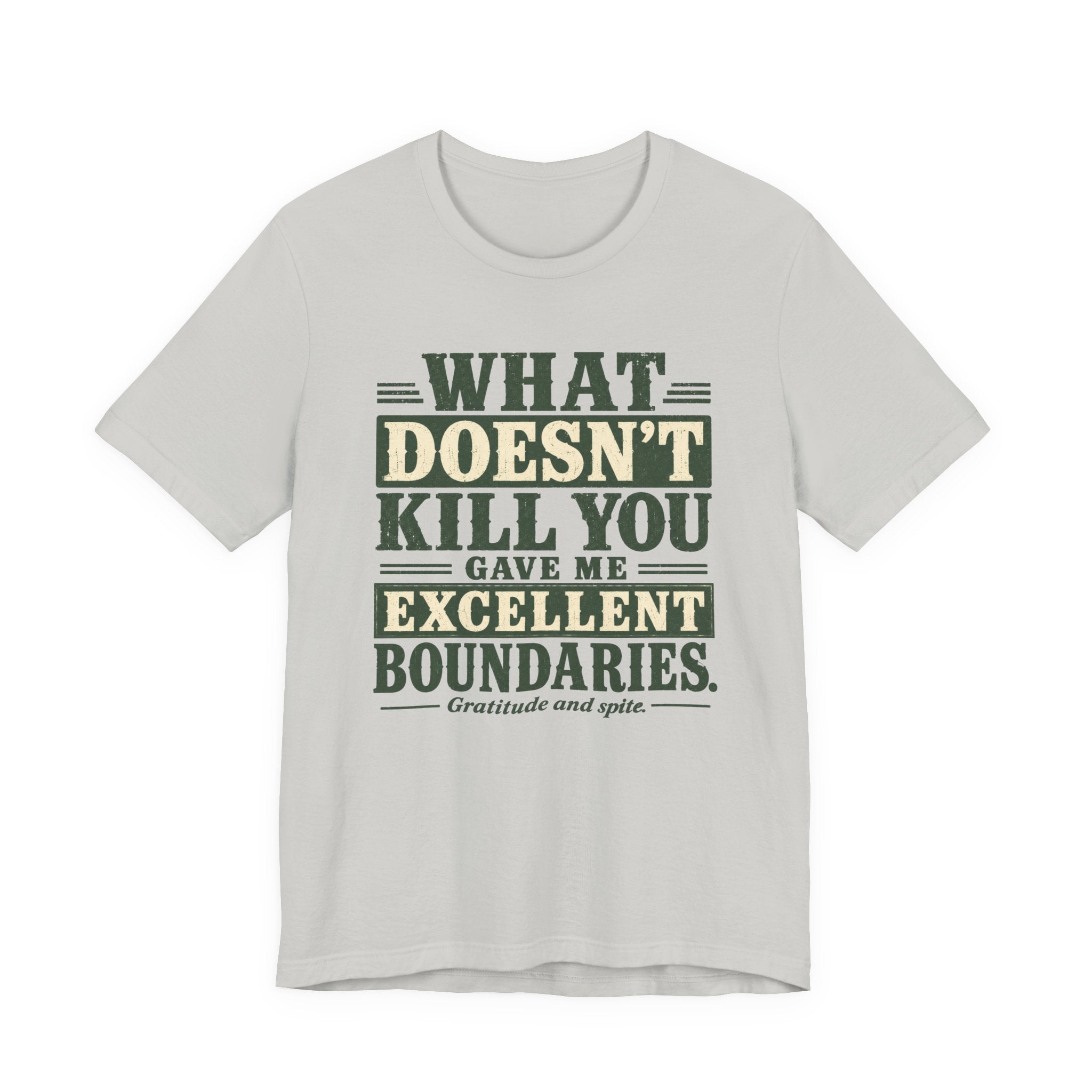 What Doesn't Kill You Gave Me Excellent Boundaries Unisex T-Shirt