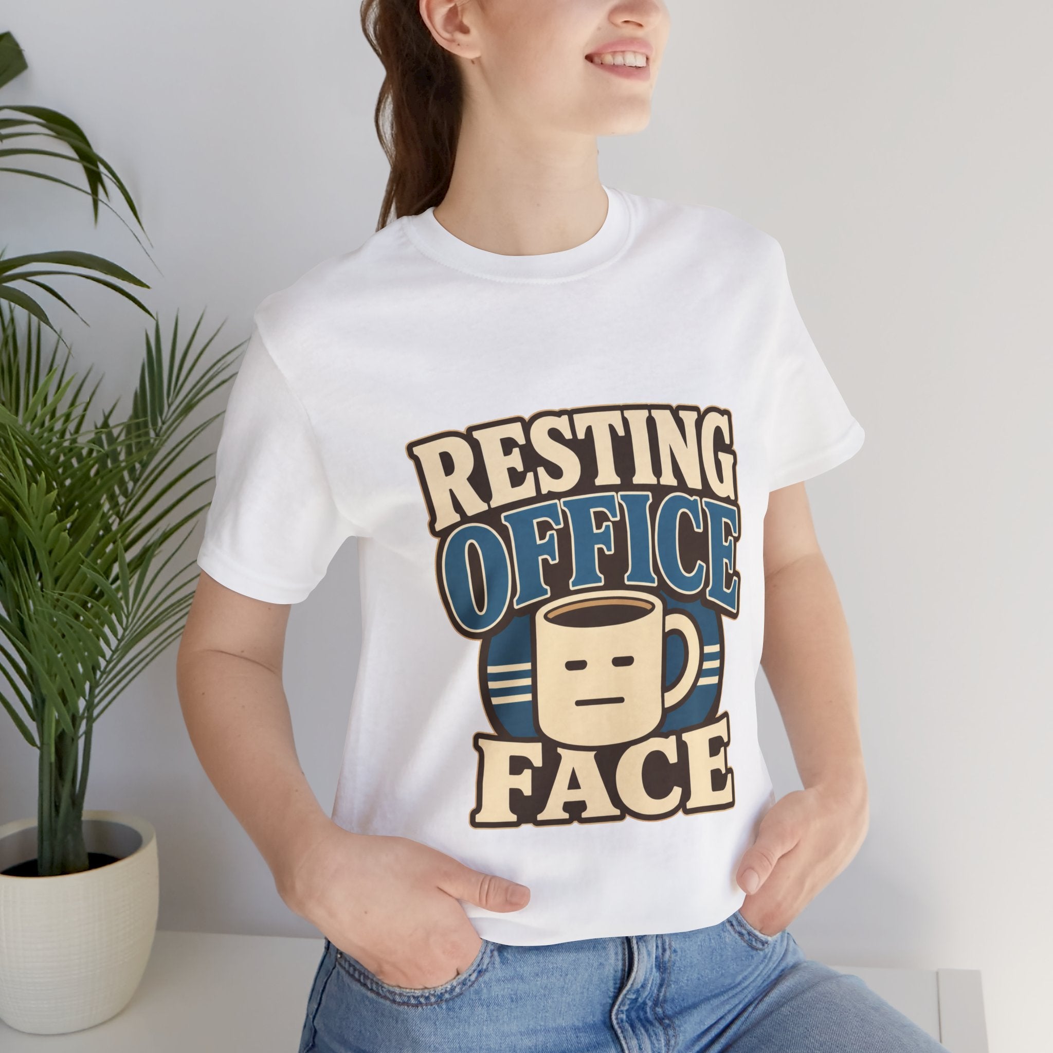 Resting Office Face Unisex T-Shirt