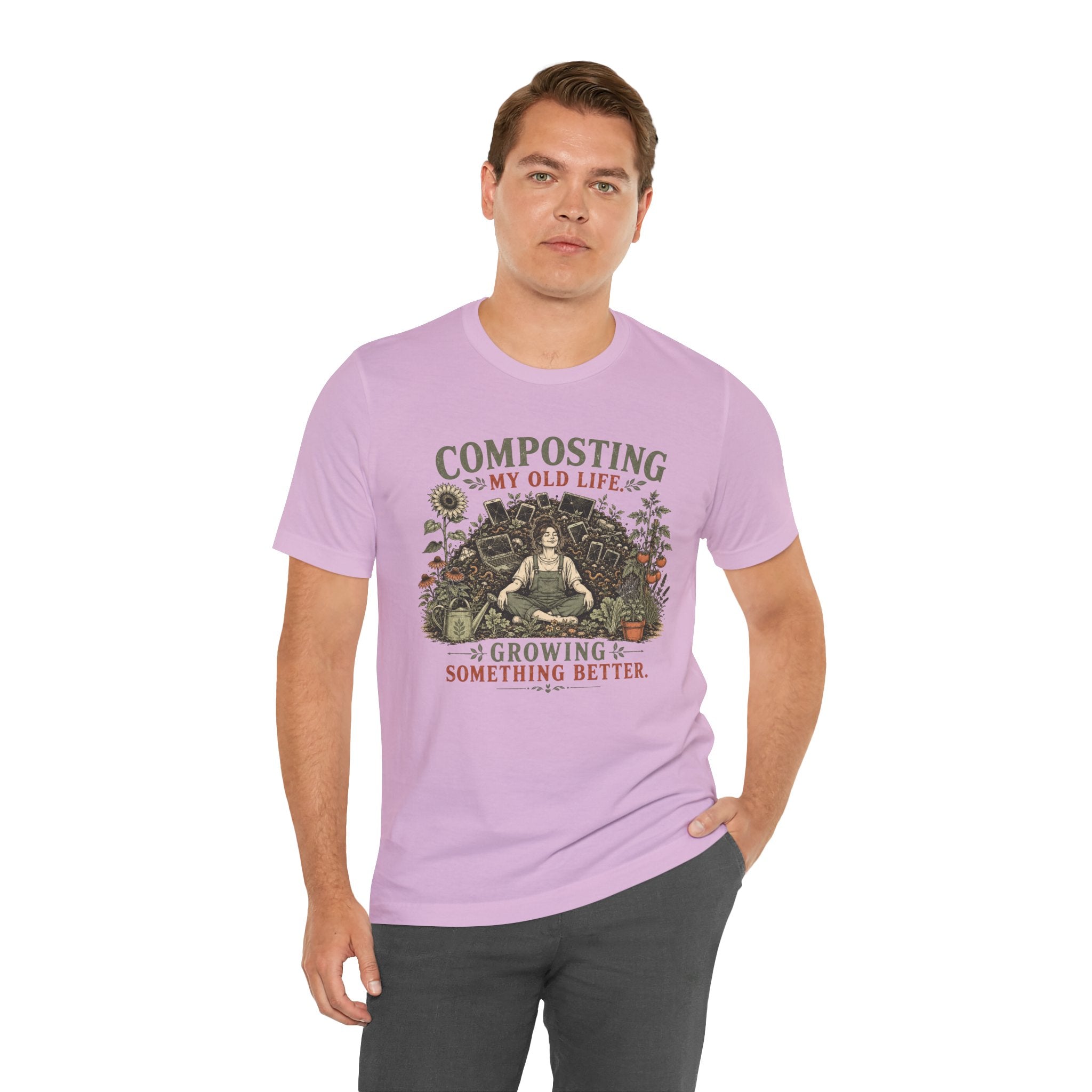 Composting My Old Life Growing Something Better Unisex T-Shirt