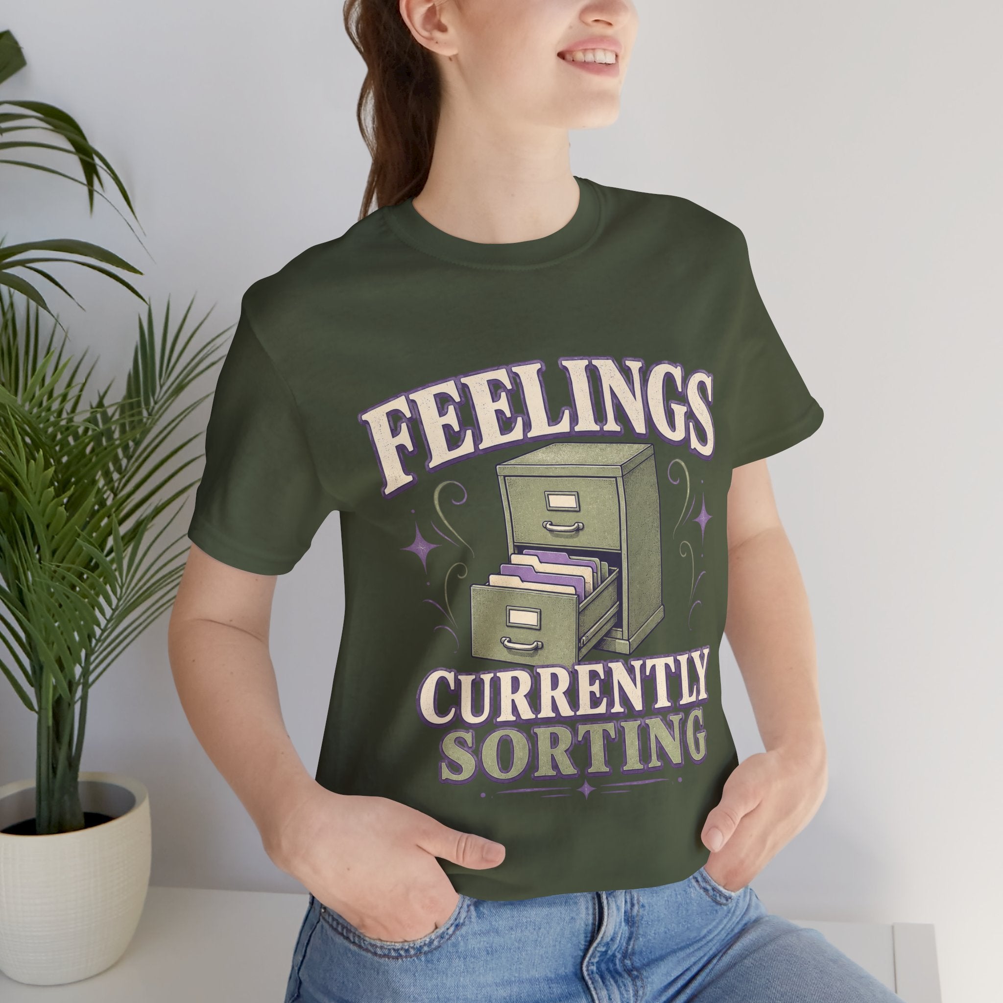 Feelings Currently Sorting Unisex T-Shirt