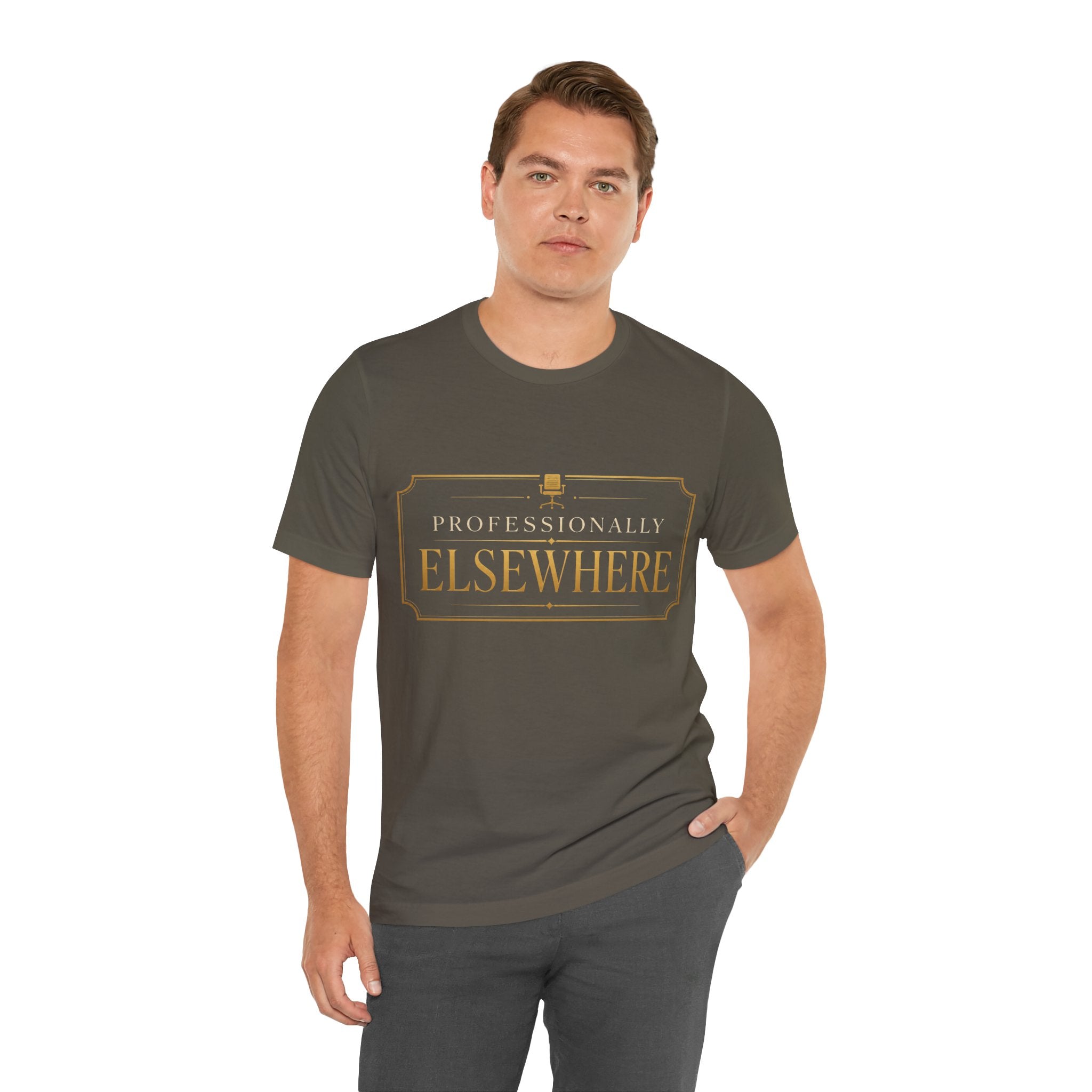 Professionally Elsewhere Unisex T-Shirt