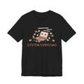 SYSTEM OVERLOAD Tee — Retro Laptop Cartoon Graphic T-Shirt