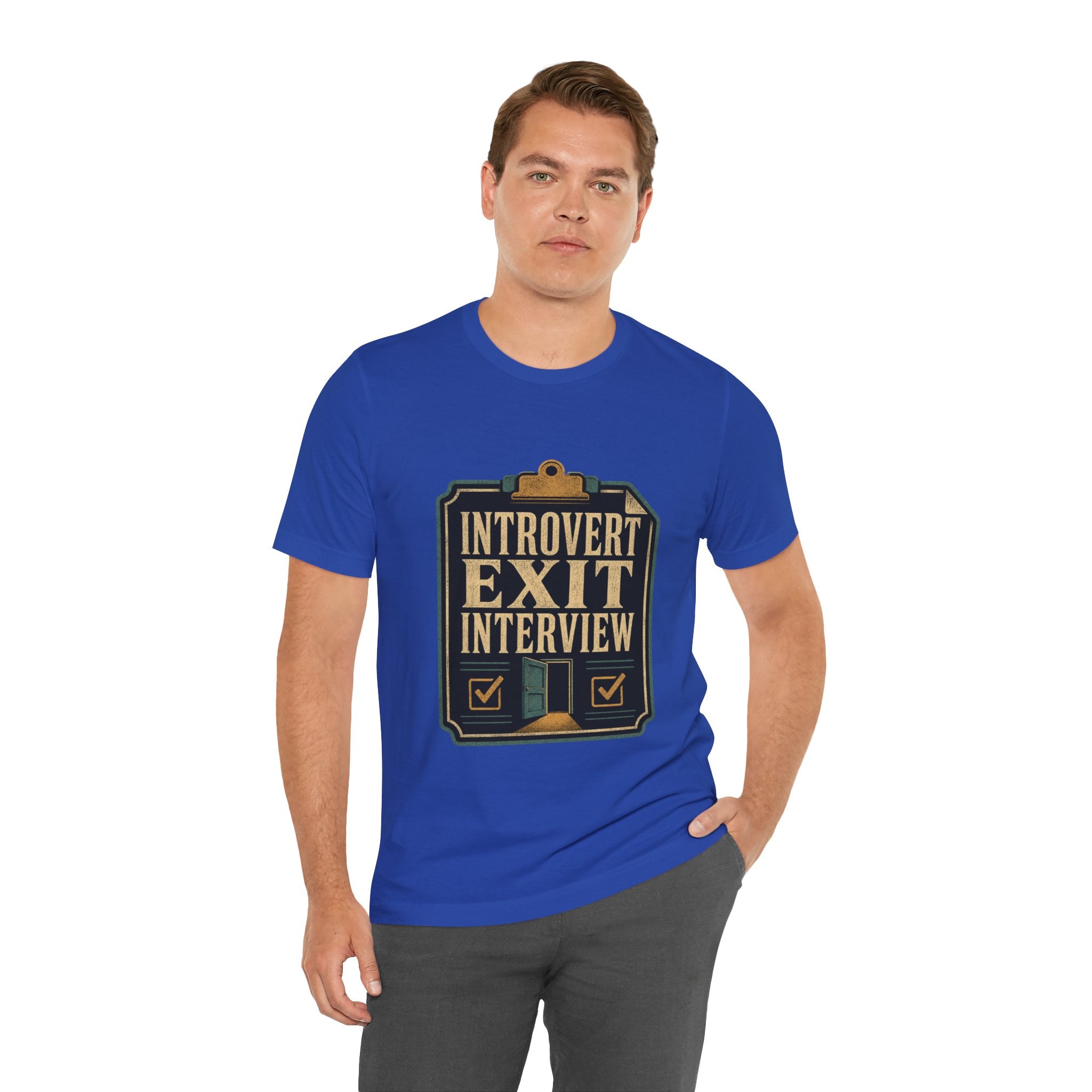 Introvert Exit Interview Unisex T-Shirt