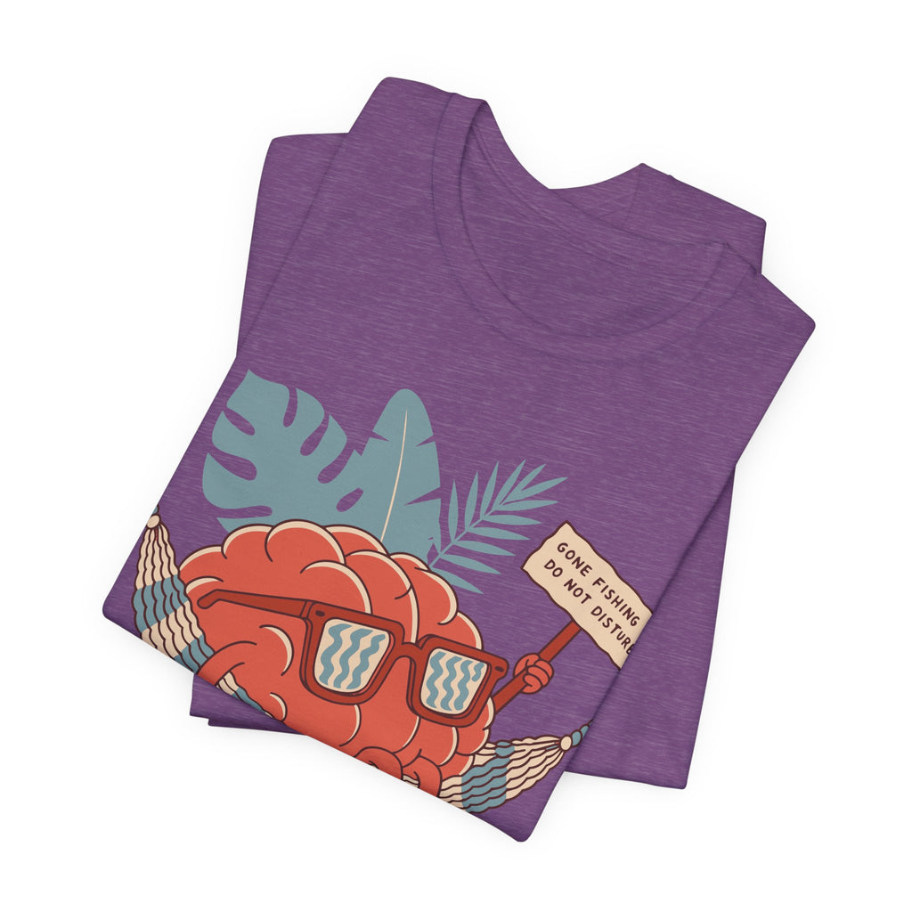 Brain Gone Fishing Unisex T-Shirt