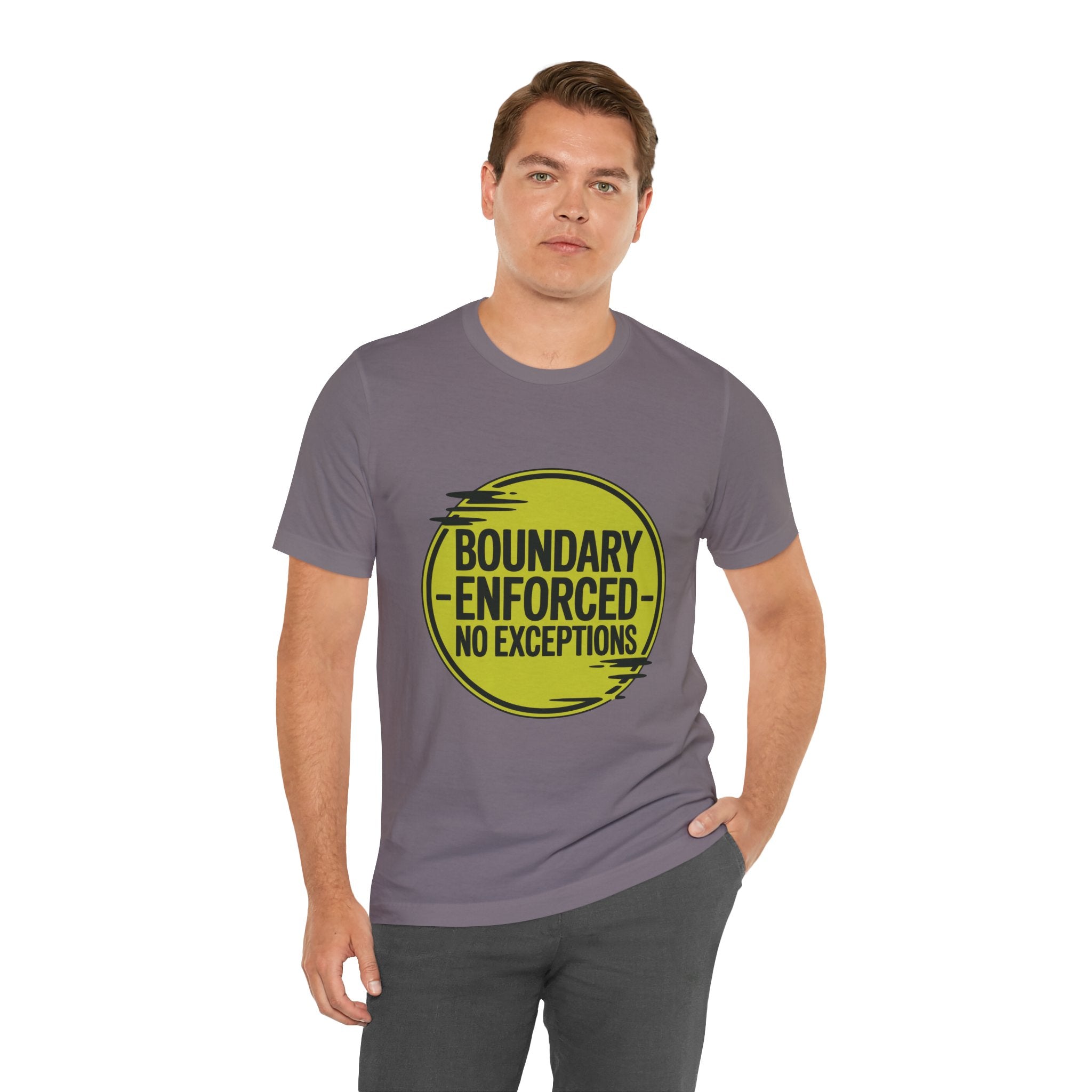 Boundary Enforced No Exceptions Unisex T-Shirt