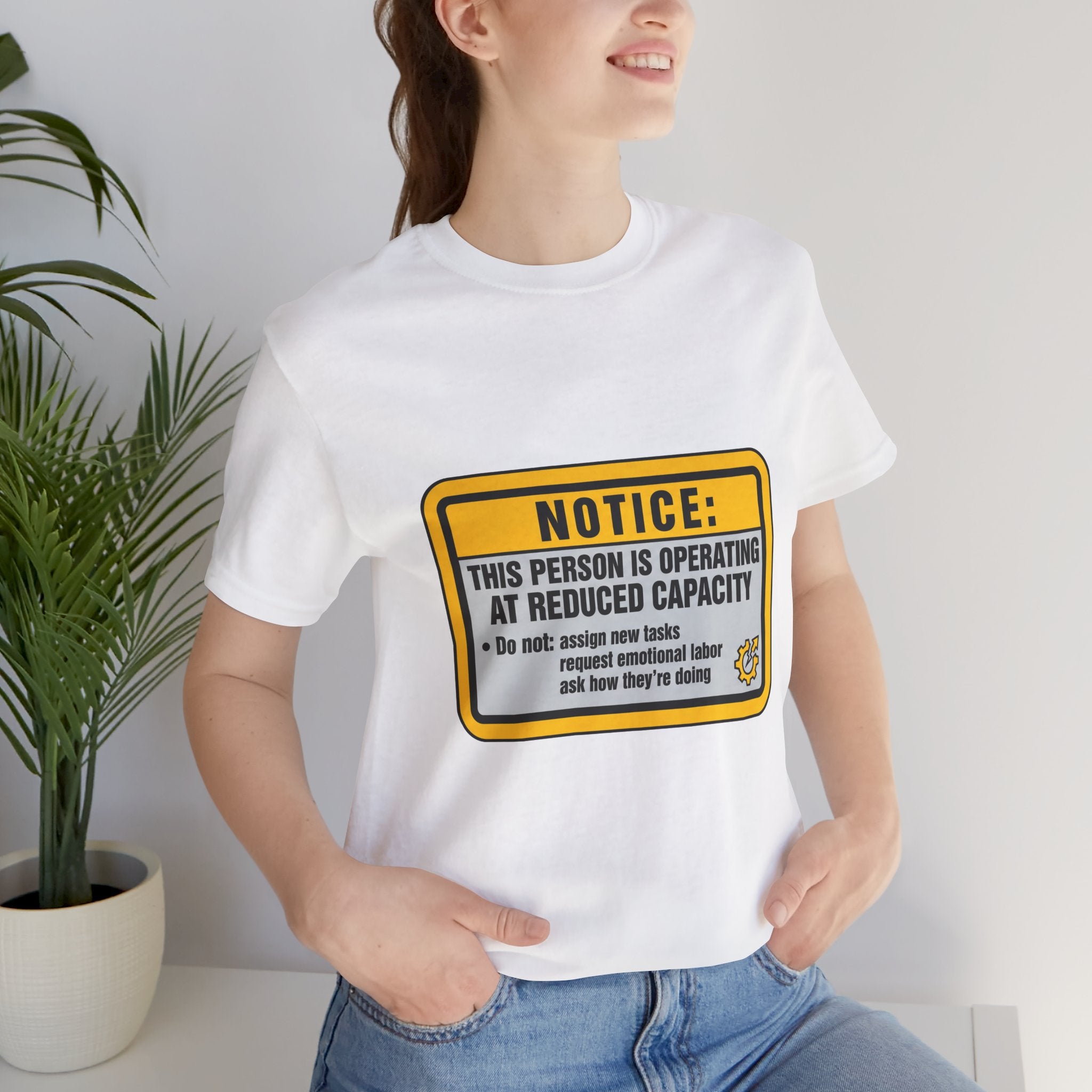 Operating At Reduced Capacity Unisex T-Shirt