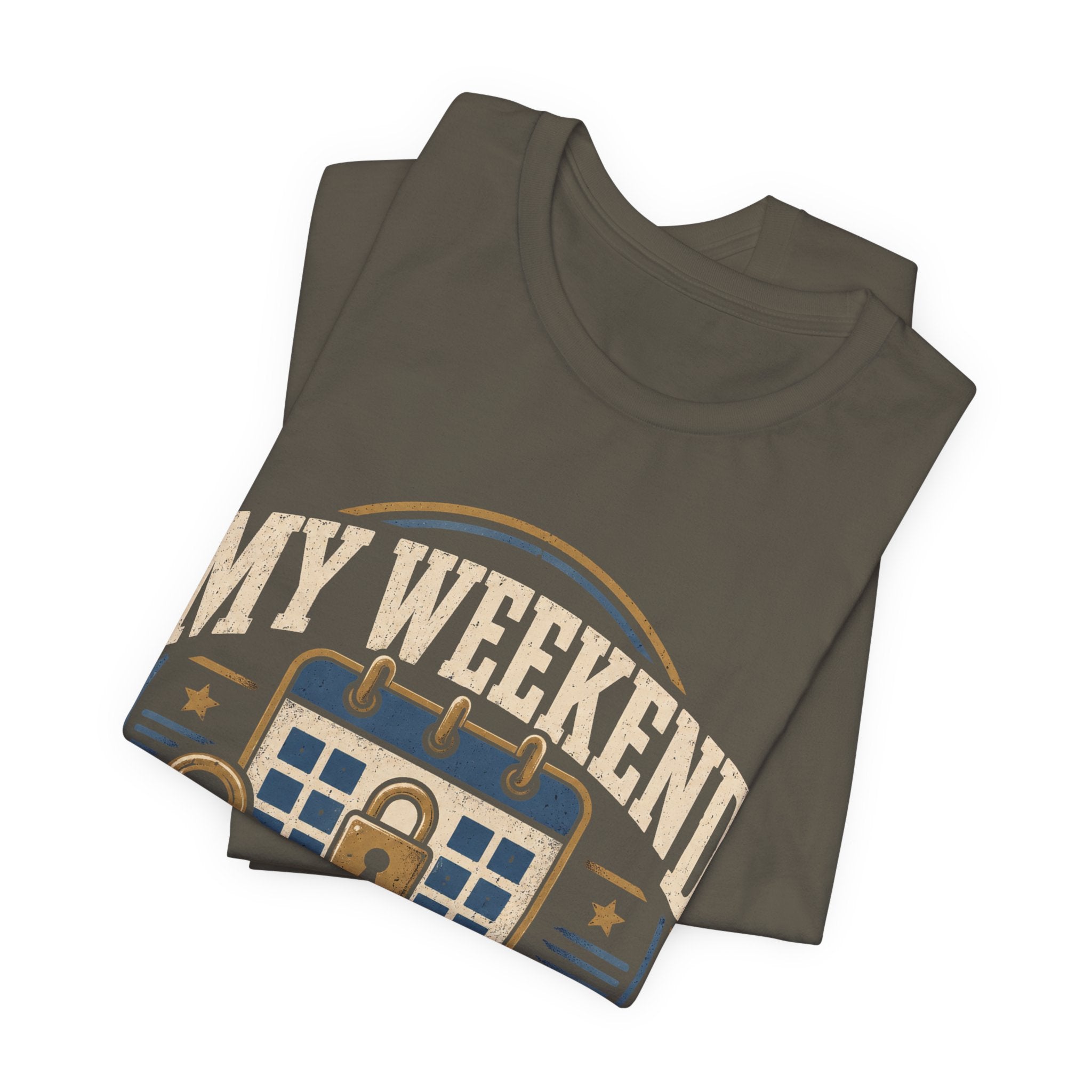 My Weekend Has A Lock Unisex T-Shirt