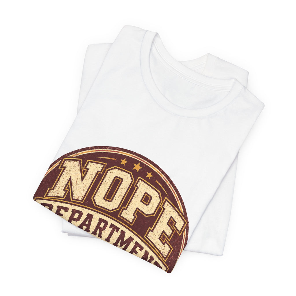 Nope Department Alumni Unisex T-Shirt