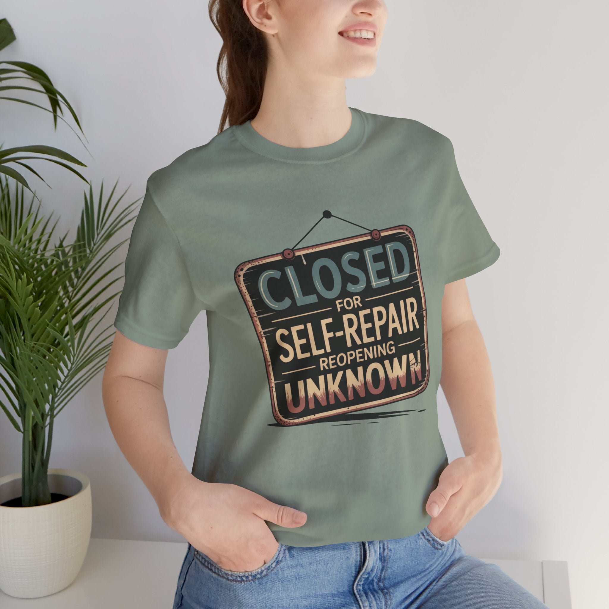 Closed For Self-Repair Unisex T-Shirt