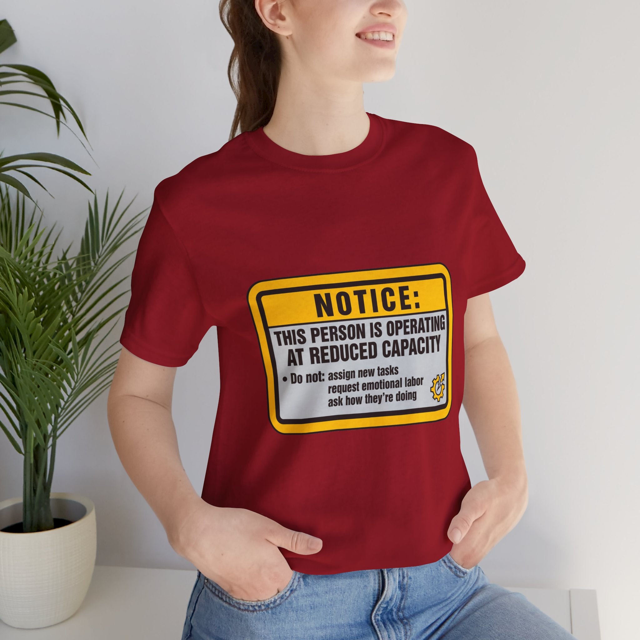 Operating At Reduced Capacity Unisex T-Shirt