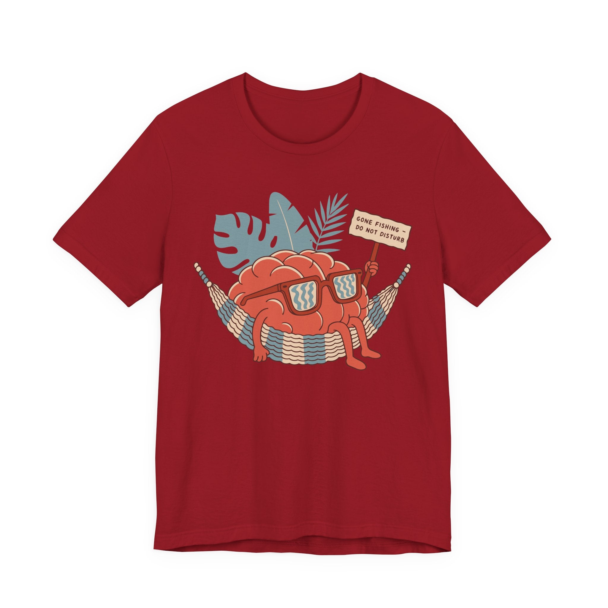 Brain Gone Fishing Unisex T-Shirt