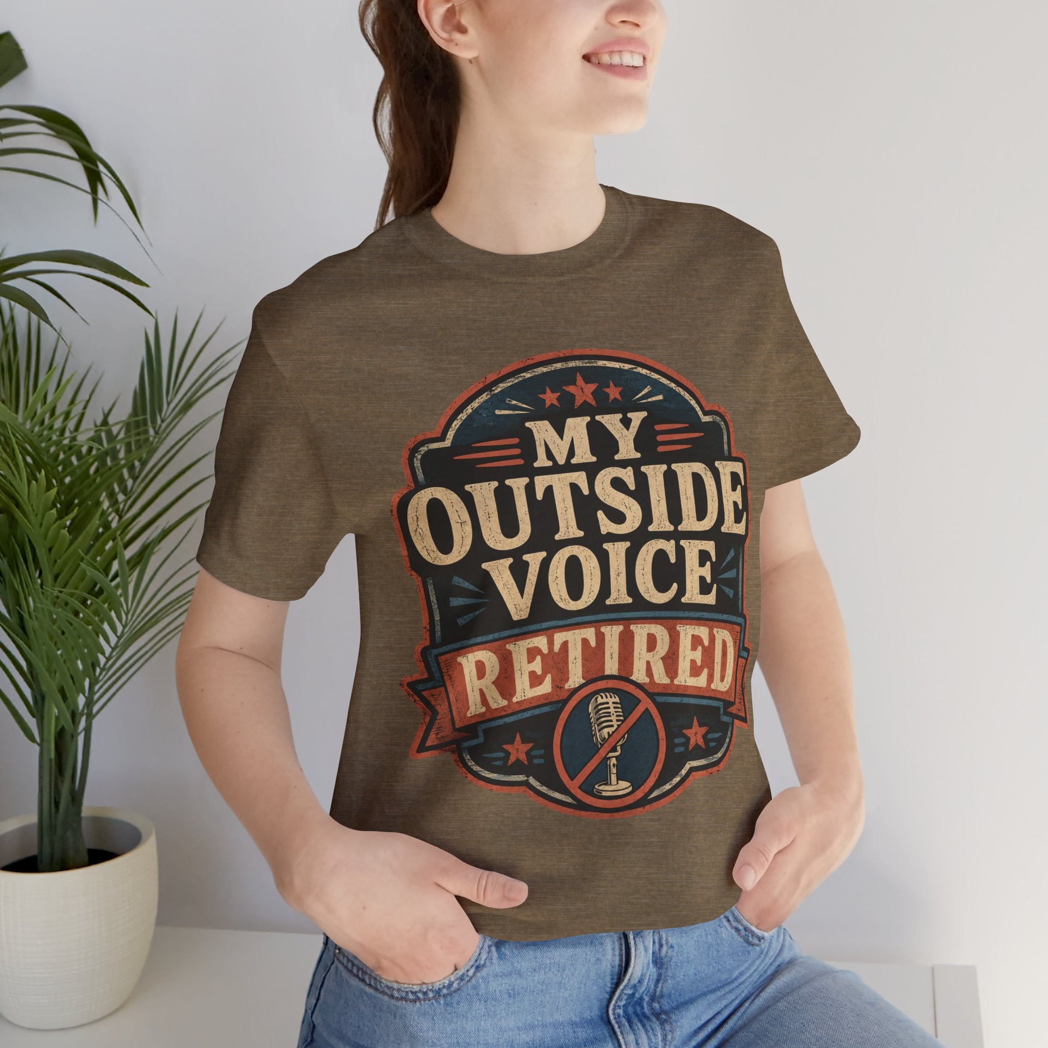 My Outside Voice Retired Unisex T-Shirt
