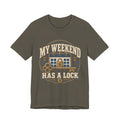 My Weekend Has A Lock Unisex T-Shirt