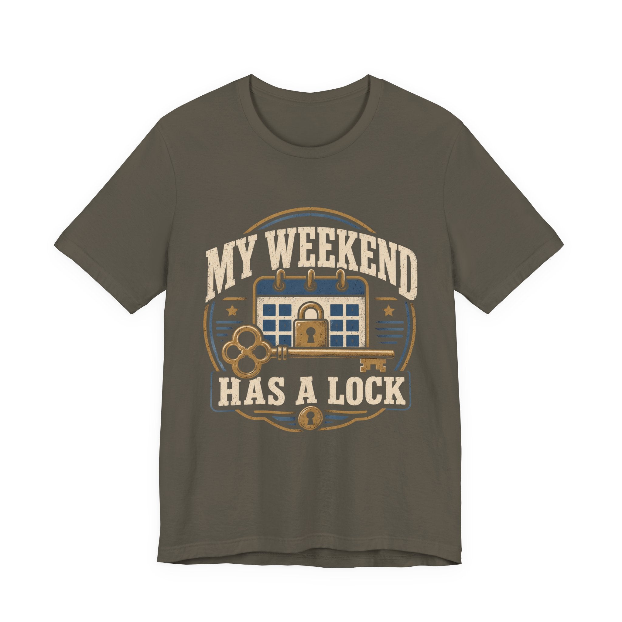 My Weekend Has A Lock Unisex T-Shirt