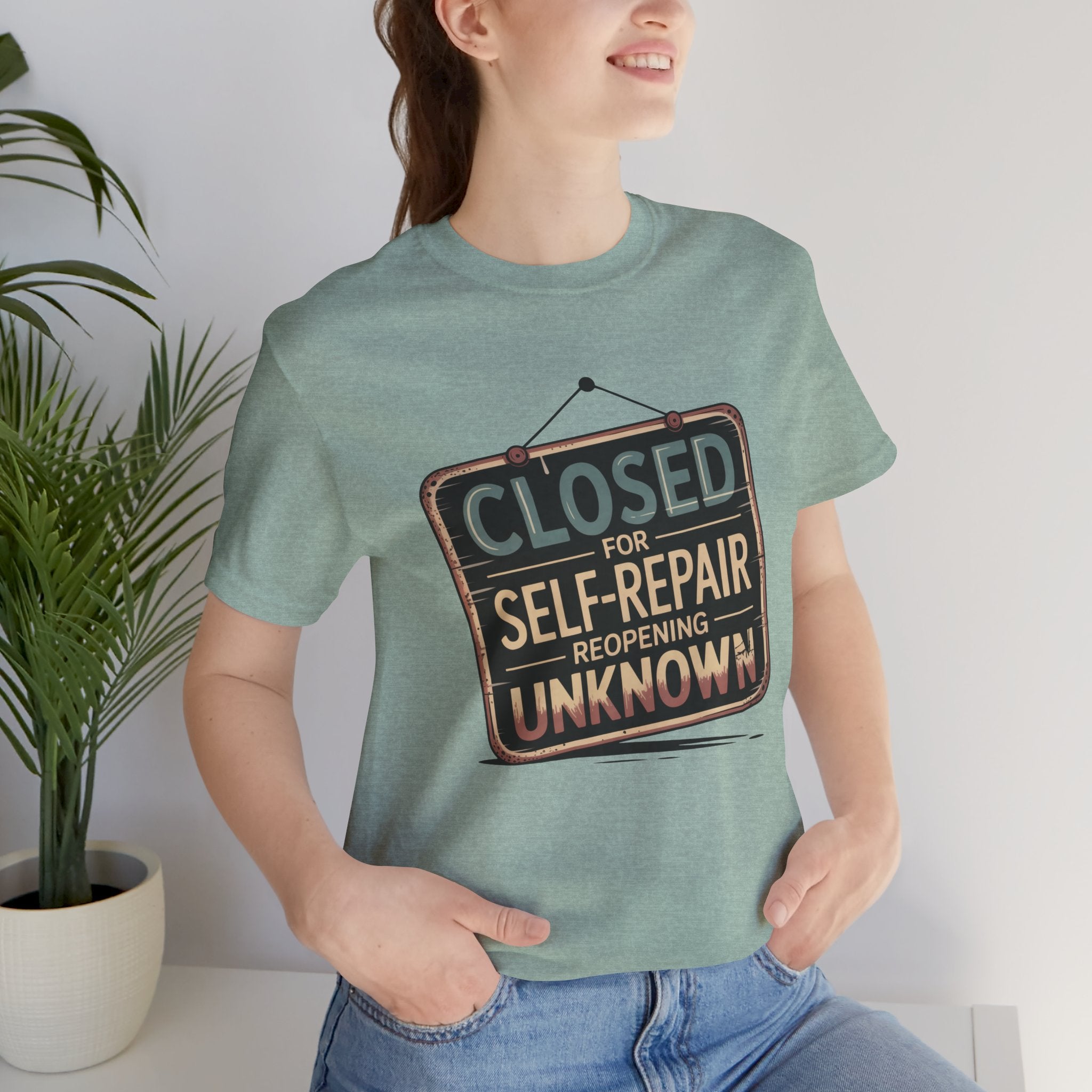Closed For Self-Repair Unisex T-Shirt