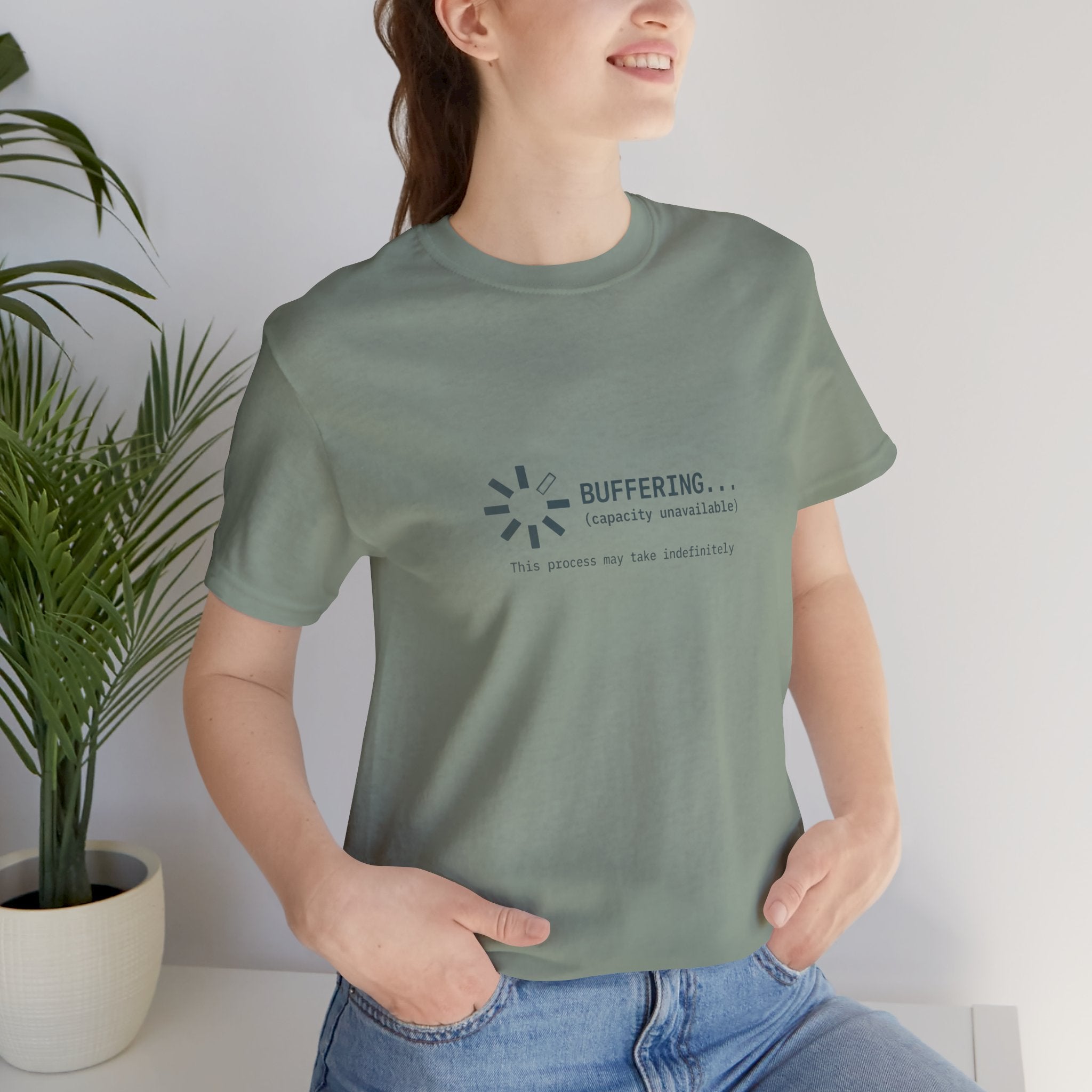 Buffering... (Capacity Unavailable) Unisex T-Shirt