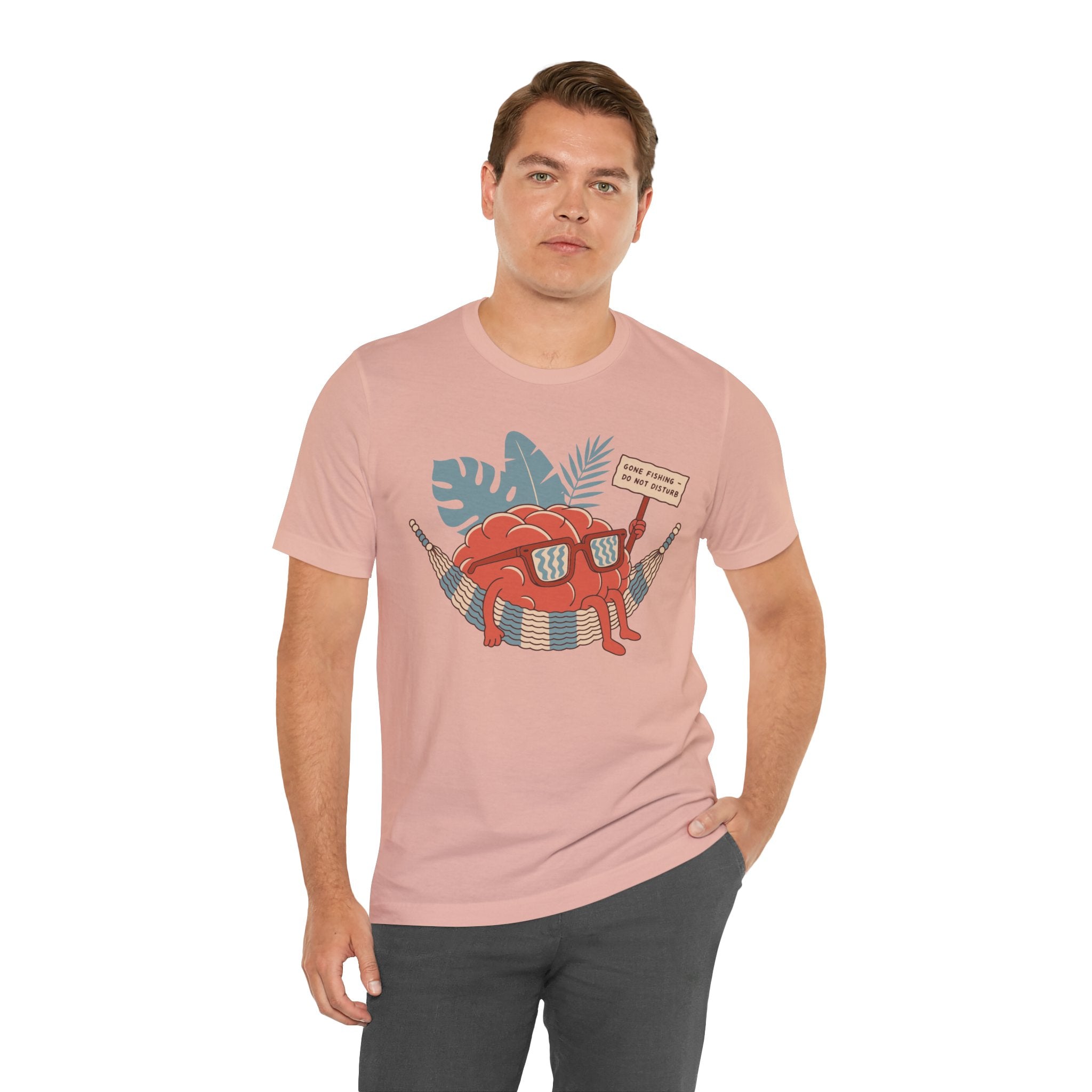 Brain Gone Fishing Unisex T-Shirt