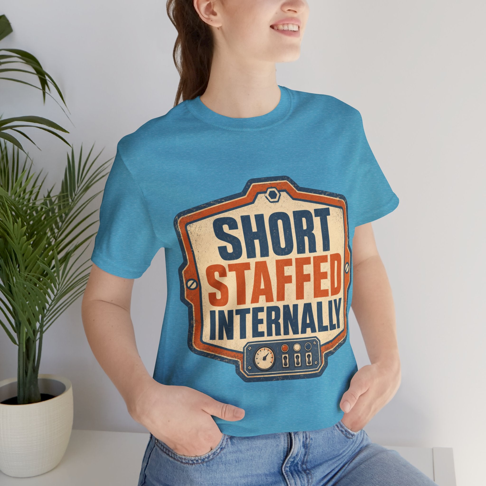 Short Staffed Internally Unisex T-Shirt