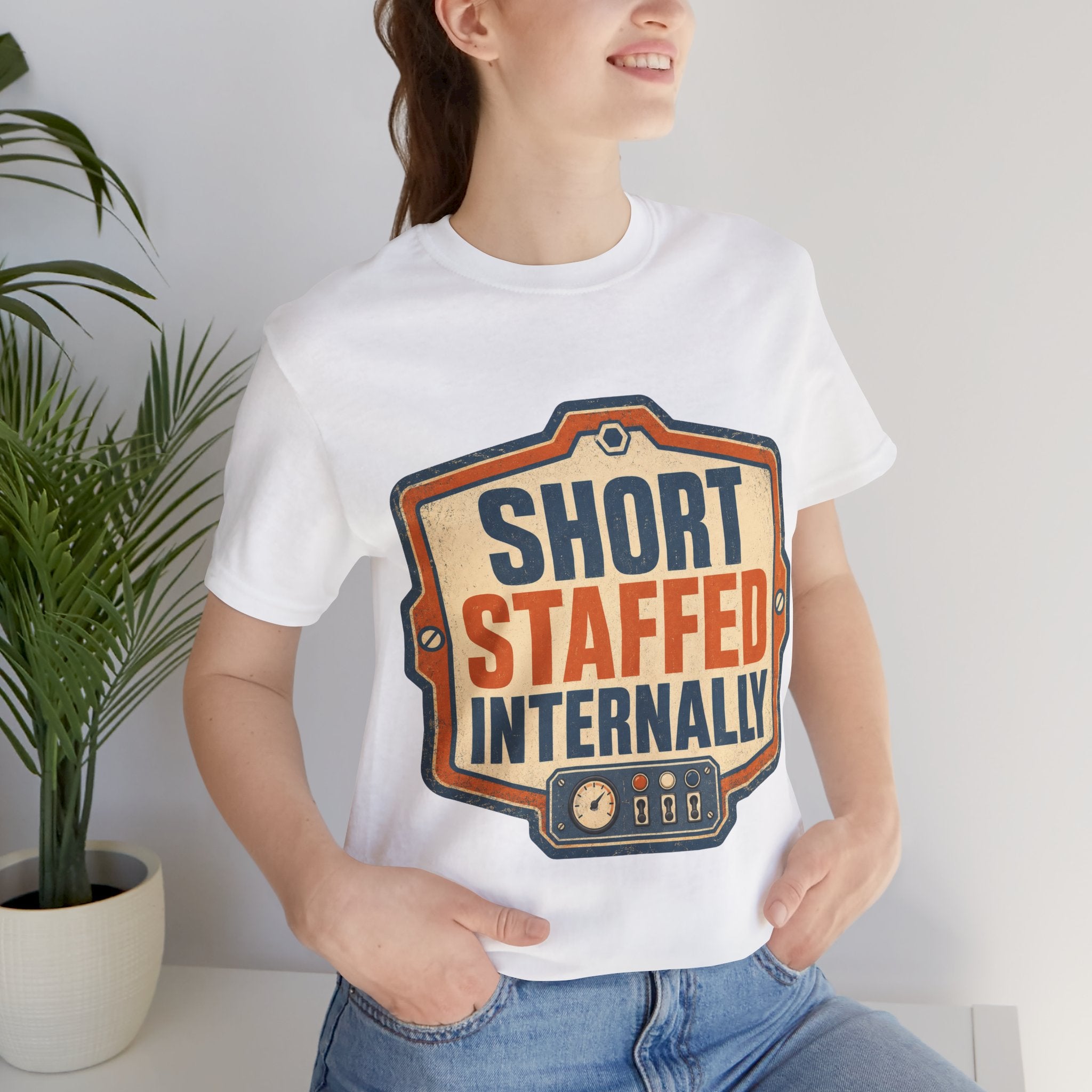 Short Staffed Internally Unisex T-Shirt