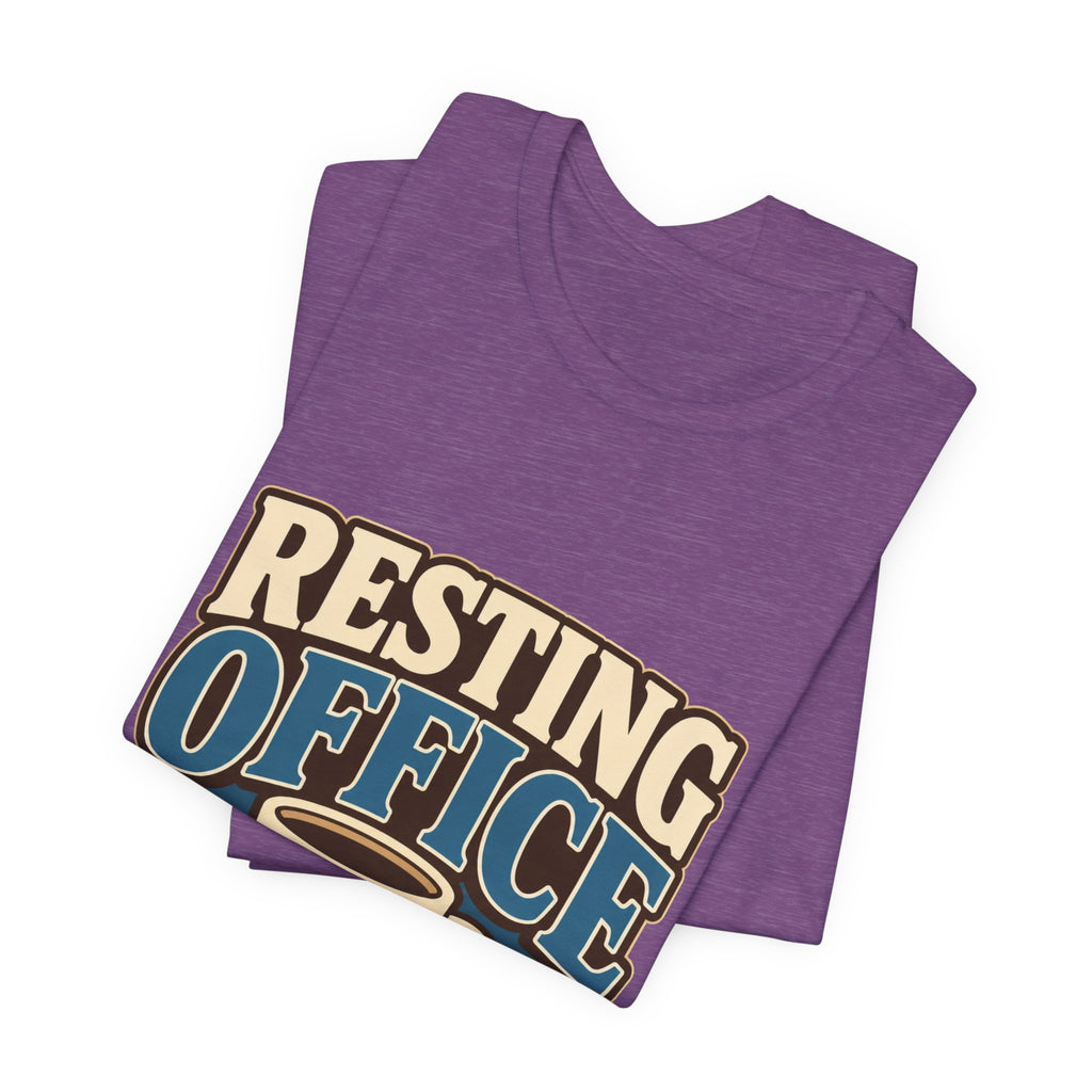 Resting Office Face Unisex T-Shirt