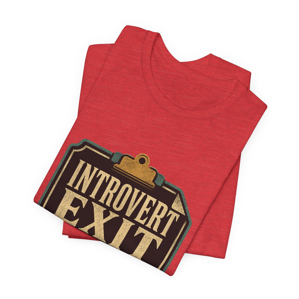 Introvert Exit Interview Unisex T-Shirt