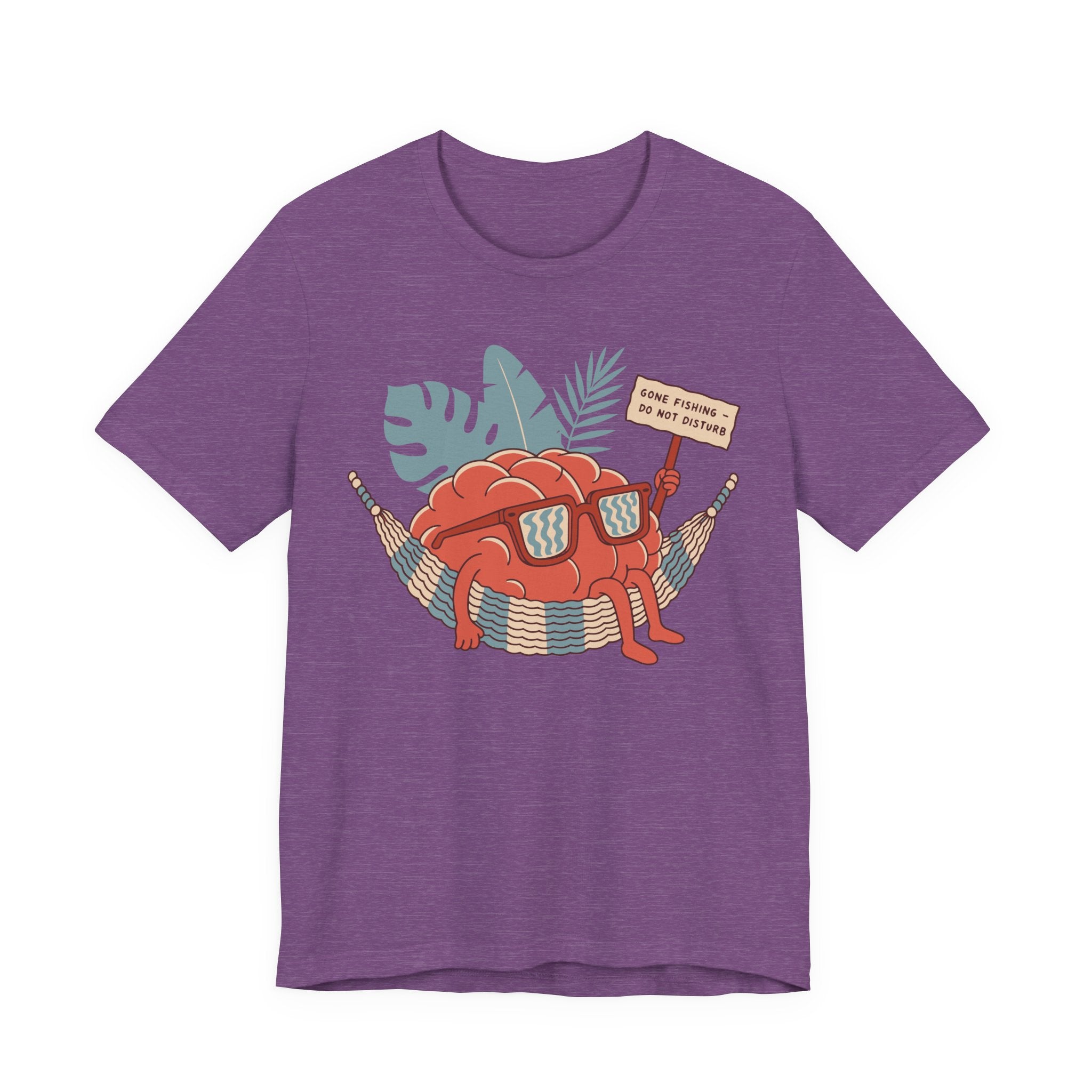 Brain Gone Fishing Unisex T-Shirt