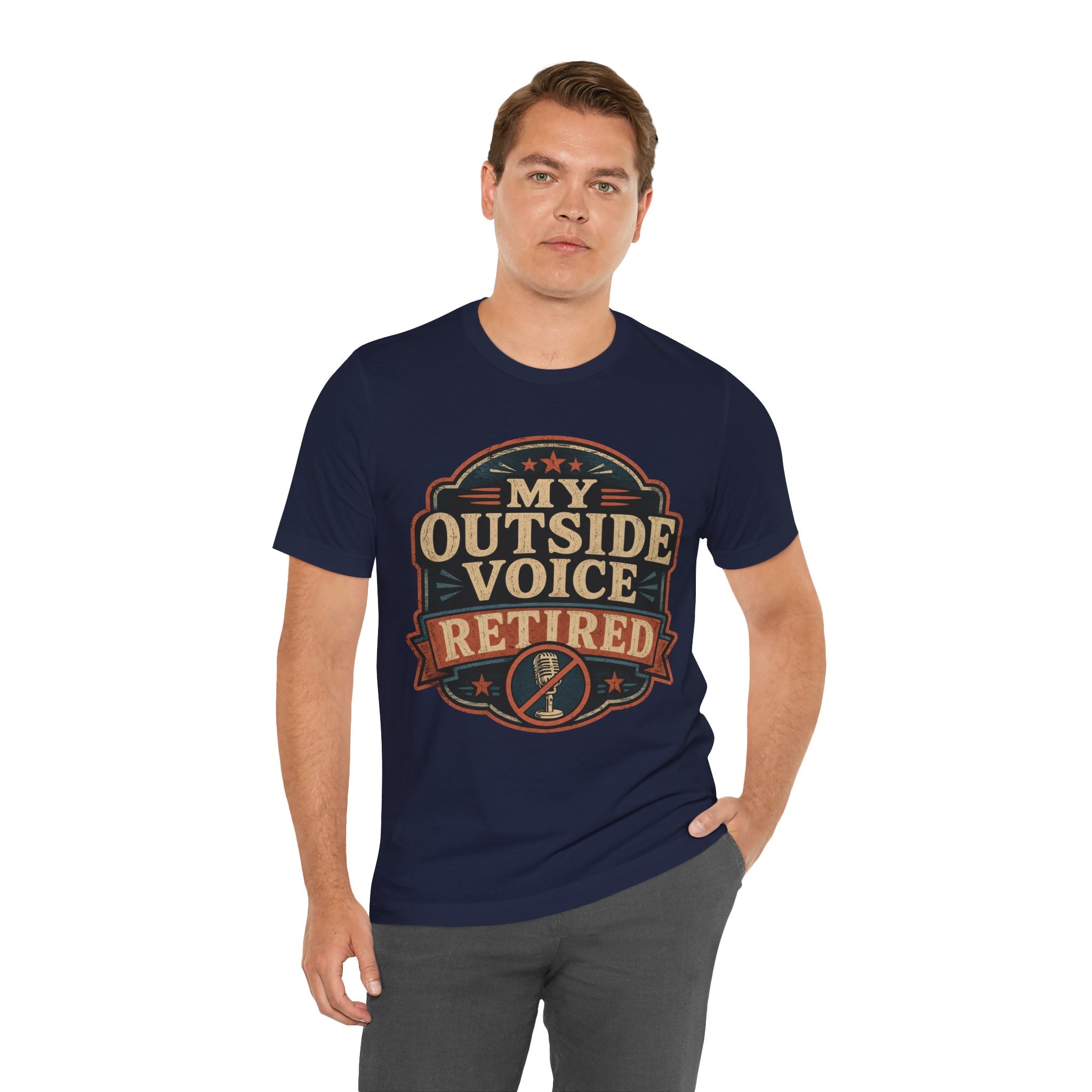My Outside Voice Retired Unisex T-Shirt