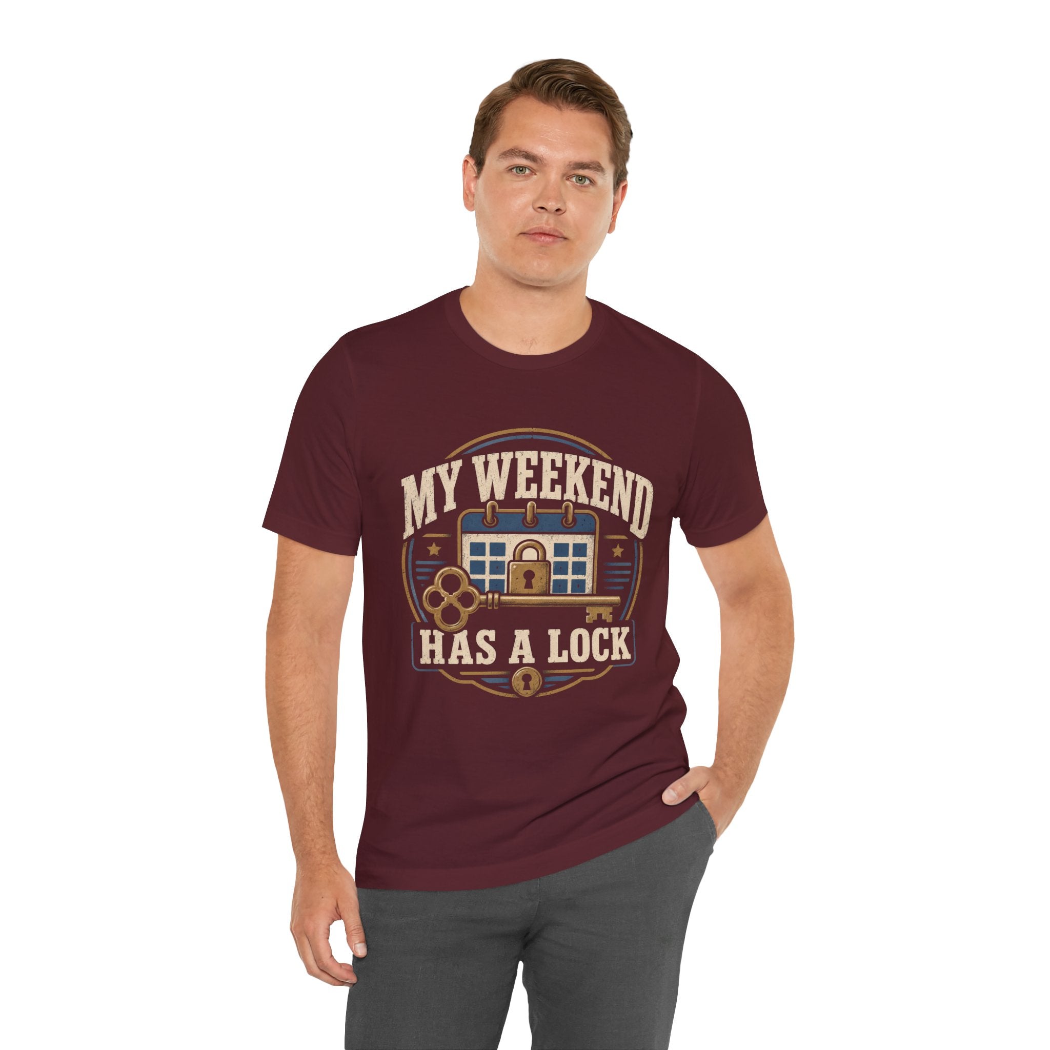 My Weekend Has A Lock Unisex T-Shirt
