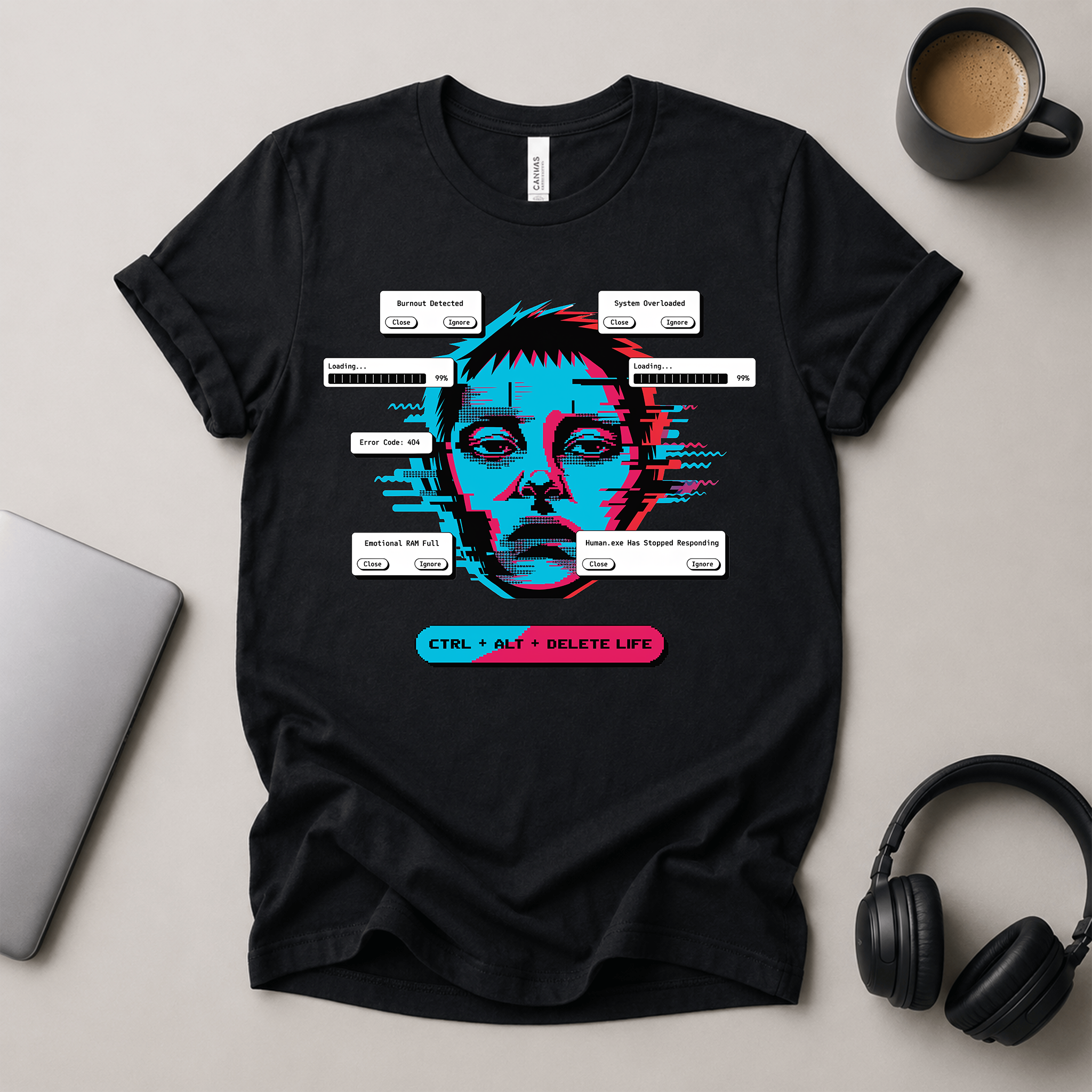 Human.exe Has Stopped Responding Unisex T-Shirt