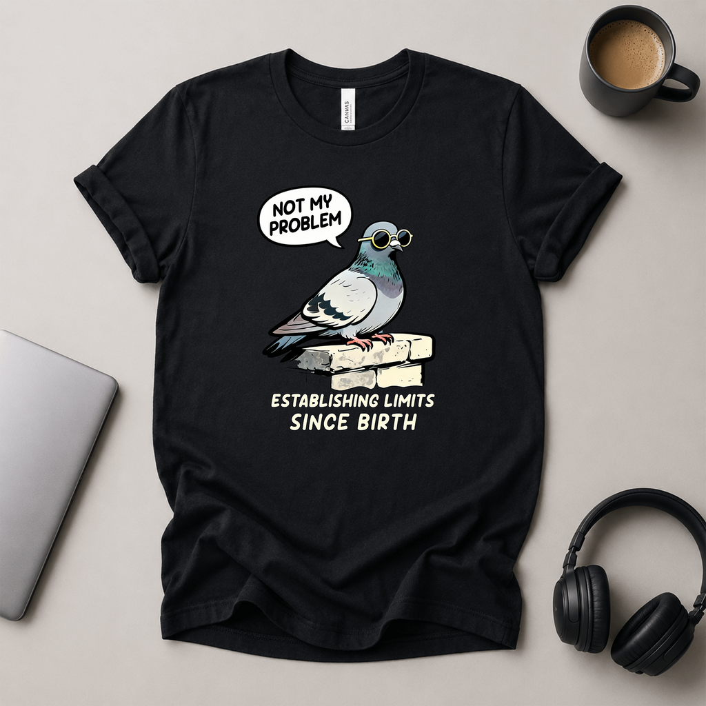Not My Problem Pigeon T-Shirt