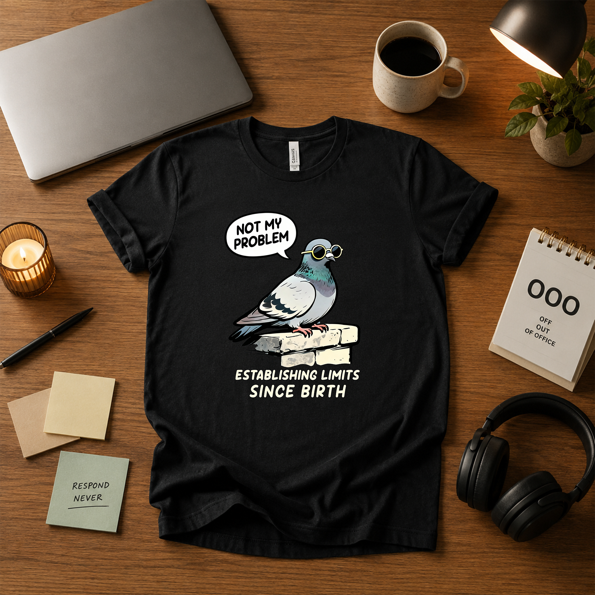 Not My Problem Pigeon T-Shirt